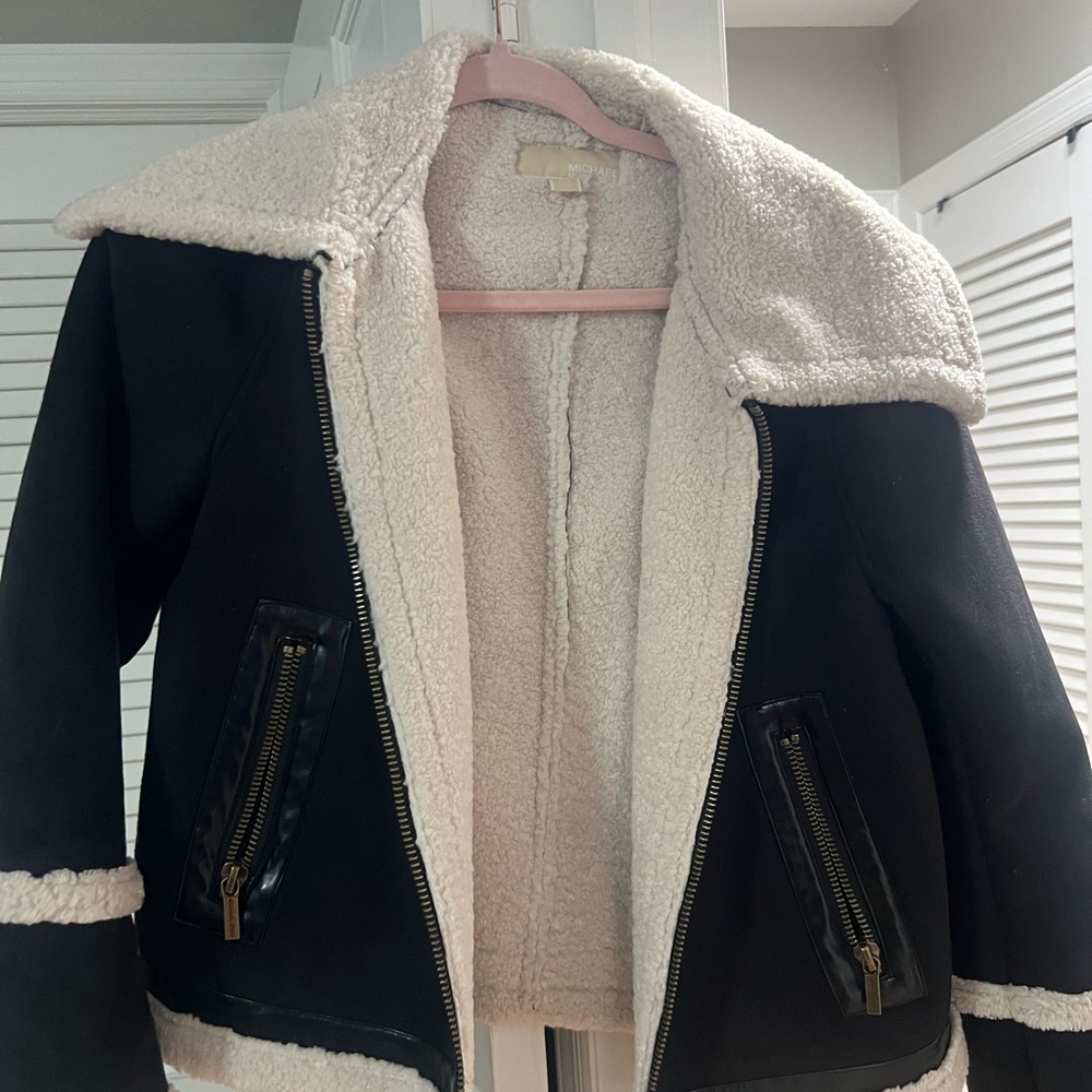 Michaels Black and Cream Teddy Jacket - Picture 2 of 5